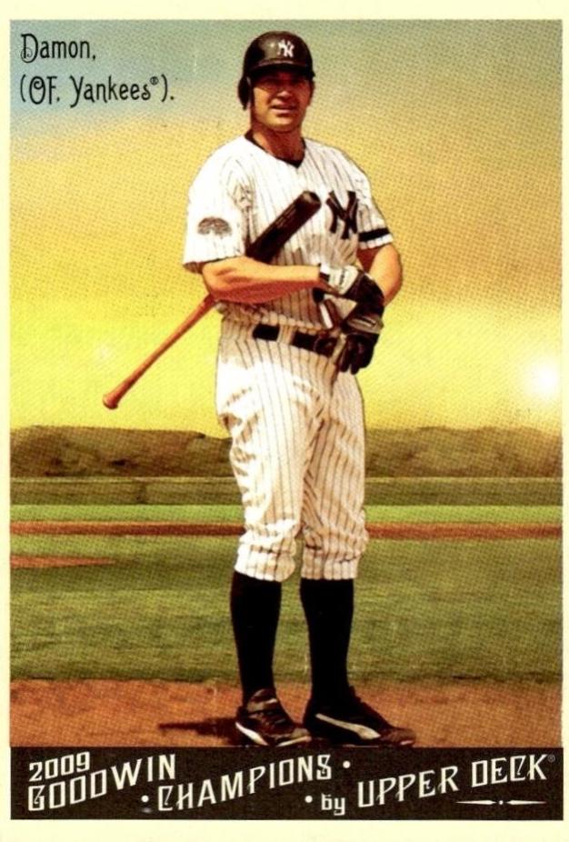Johnny Damon #8 Baseball Cards 2009 Goodwin Champions