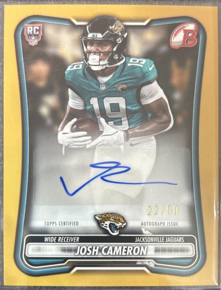 Josh Cameron [Gold] #BPRA-JCA Prices | 2026 Bowman Paper Rookie ...