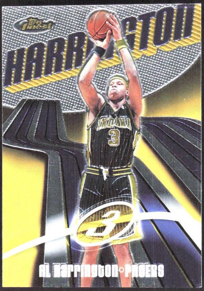 Al Harrington #4 Basketball Cards 2003 Finest