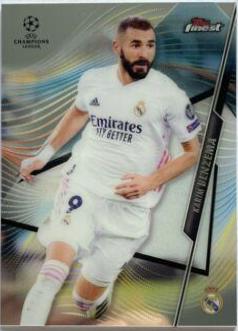 Karim Benzema #32 2020 Topps Finest UEFA Champions League
