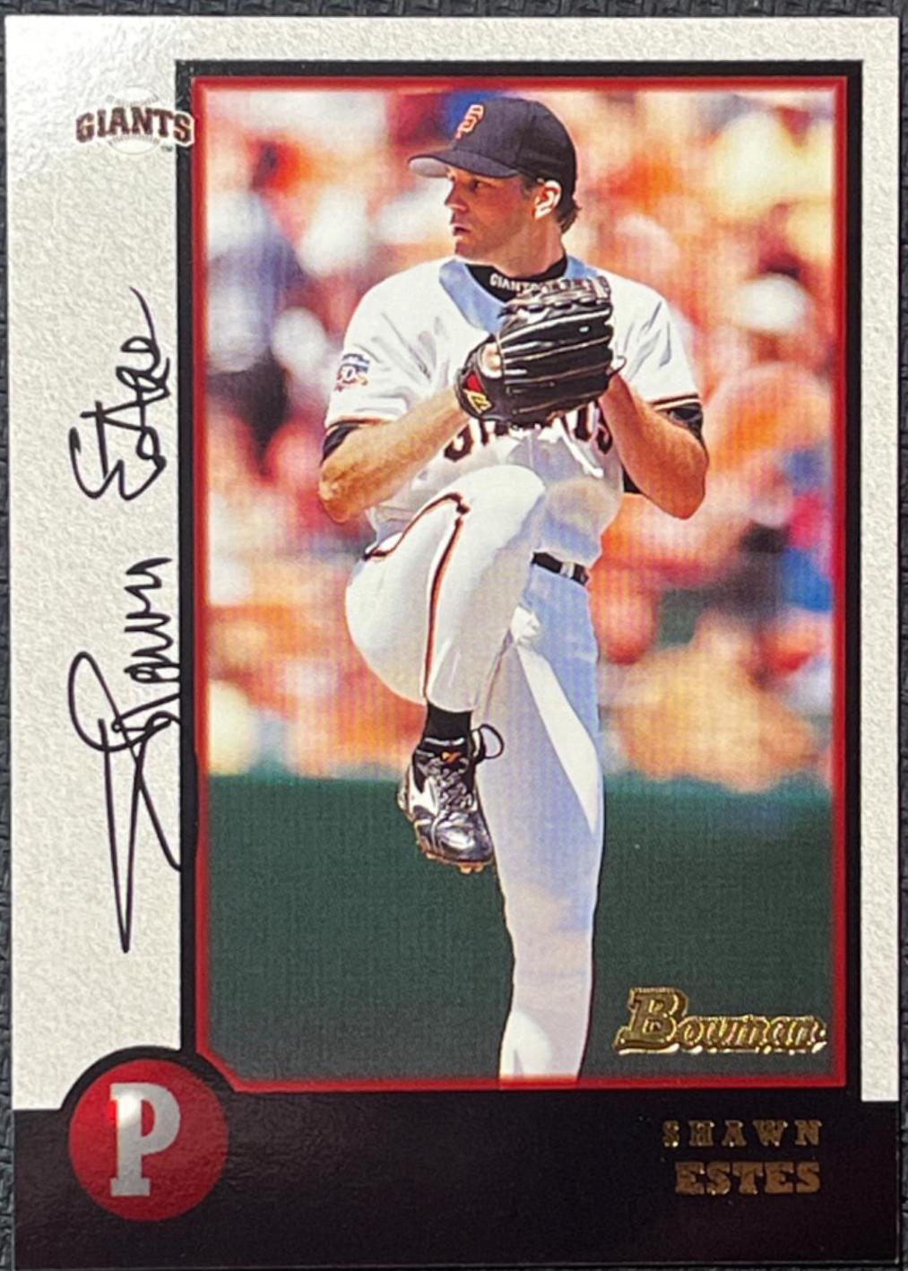 Shawn Estes #29 Baseball Cards 1998 Bowman