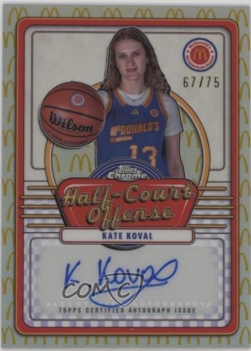Kate Koval [McDonald’s Logo Refractor] #IML-KAT