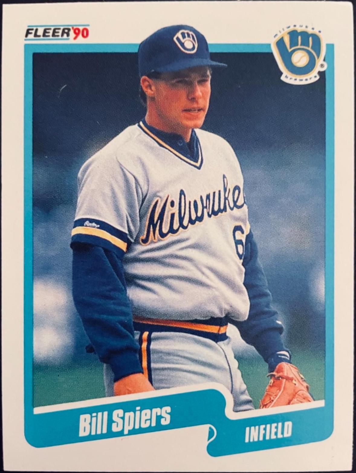 Bill Spiers #337 Baseball Cards 1990 Fleer