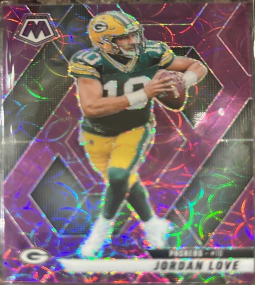 2025 Panini Mosaic Jordan Love [Purple Scope] #30 card
