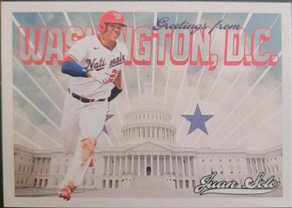 Juan Soto #PC-10 Baseball Cards 2022 Topps Archives Postcards