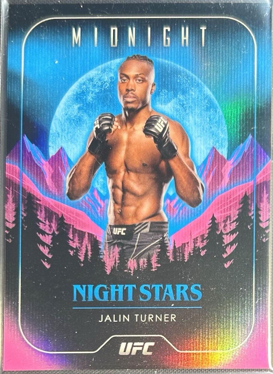 Jalin Turner #NS-14 Ufc Cards 2024 Topps Midnight UFC Night Stars