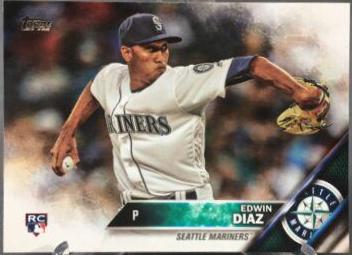 Edwin Diaz #US214 Baseball Cards 2016 Topps Update