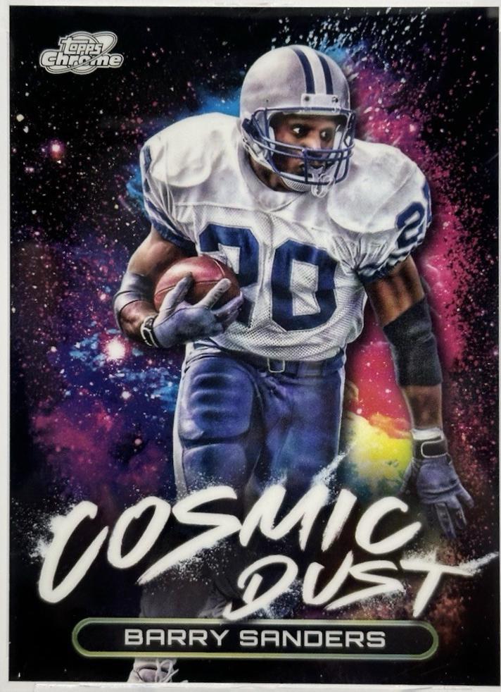 Barry Sanders #CD-13 Football Cards 2024 Topps Cosmic Chrome Dust