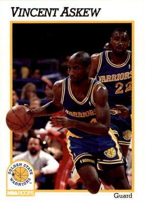 Vincent Askew #365 Basketball Cards 1991 Hoops