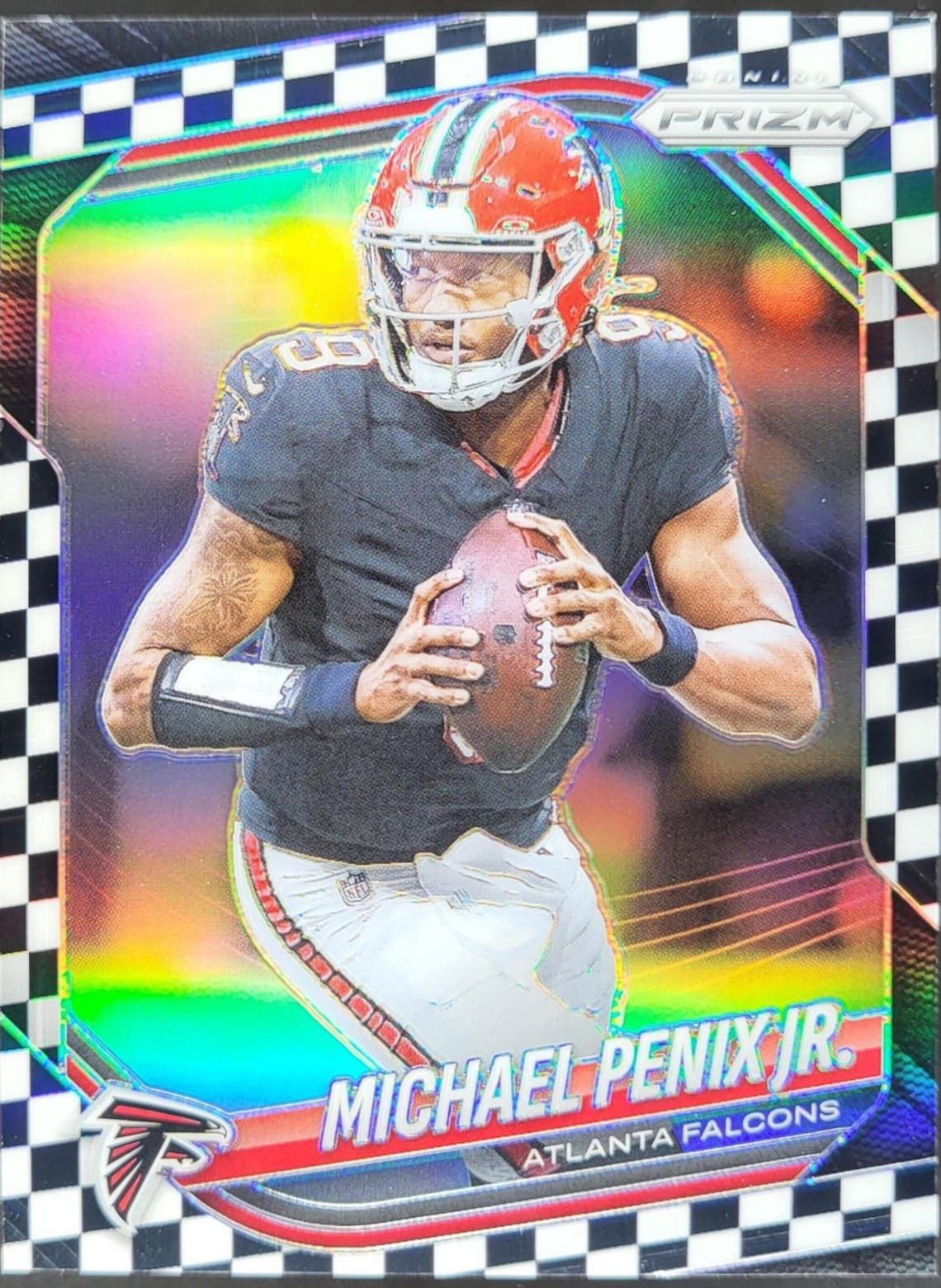Michael Penix Jr. [Black White Checker] #56