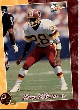 Darrell Green #33 Football Cards 1993 Pacific