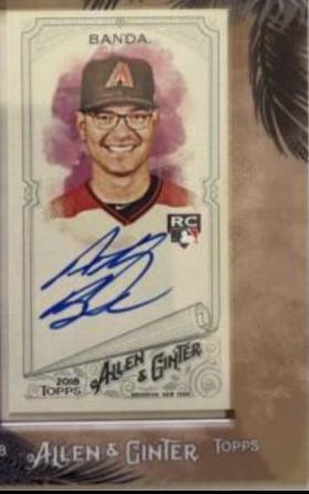 Anthony Banda #MA-AN Baseball Cards 2018 Topps Allen & Ginter Framed Mini Autographs