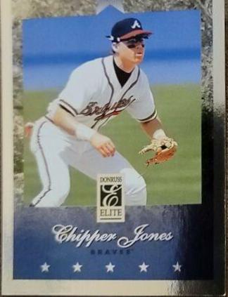 Chipper Jones #8 Baseball Cards 1997 Panini Donruss Elite