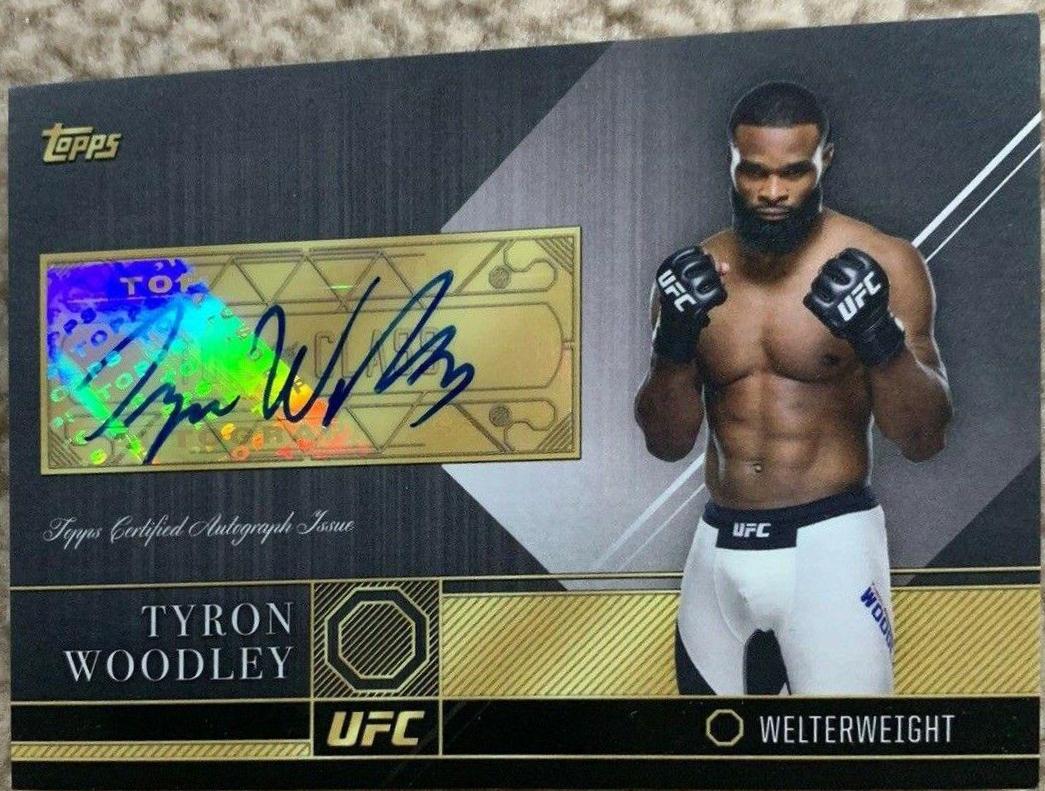 Tyron Woodley #TCA-TW Ufc Cards 2016 Topps UFC Top of the Class Autographs