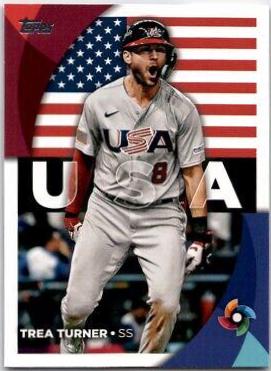 Trea Turner #WBC-12 Baseball Cards 2023 Topps World Classic Stars