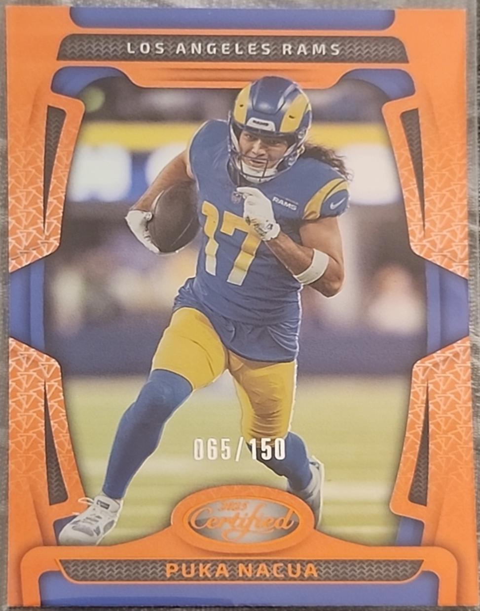 Puka Nacua [Orange Mirror] #59 Prices | 2025 Panini Certified