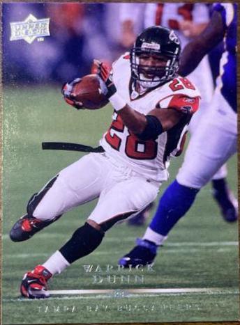Warrick Dunn #7 Football Cards 2008 Upper Deck
