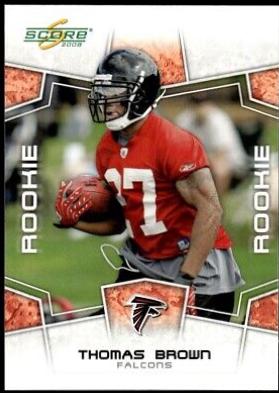 Thomas Brown #415 Football Cards 2008 Panini Score