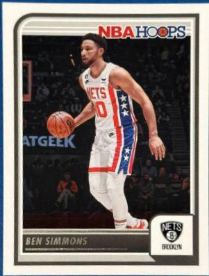 Ben Simmons #184 Basketball Cards 2023 Panini Hoops