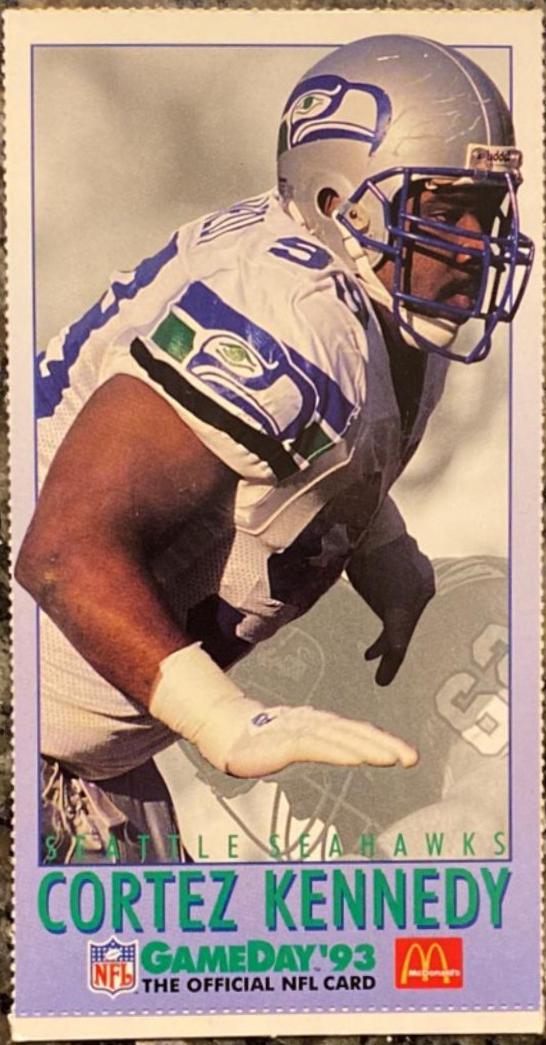 Cortez Kennedy #McD17 Football Cards 1993 McDonald's Gameday