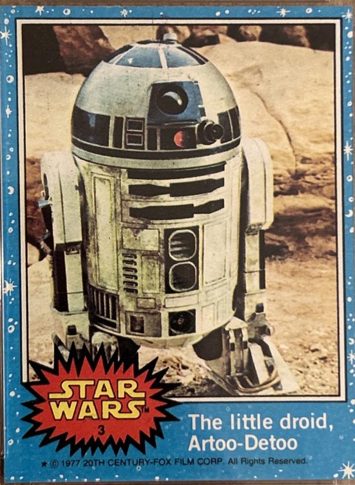 The little droid #3 1977 Topps Star Wars