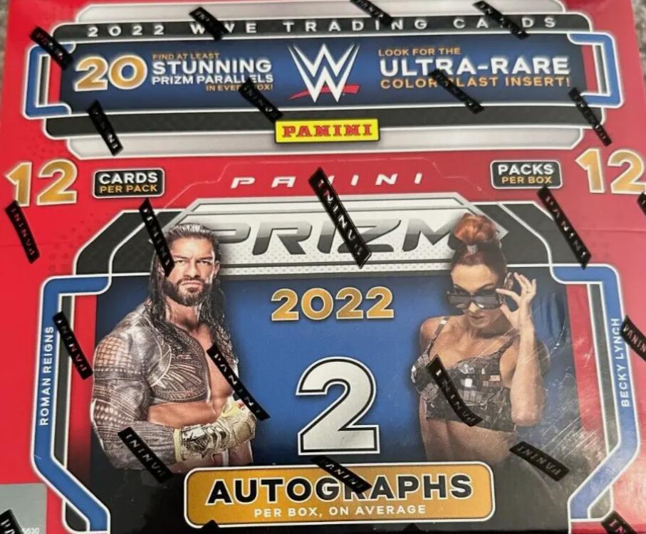 Cello Box Wrestling Cards 2022 Panini Prizm WWE