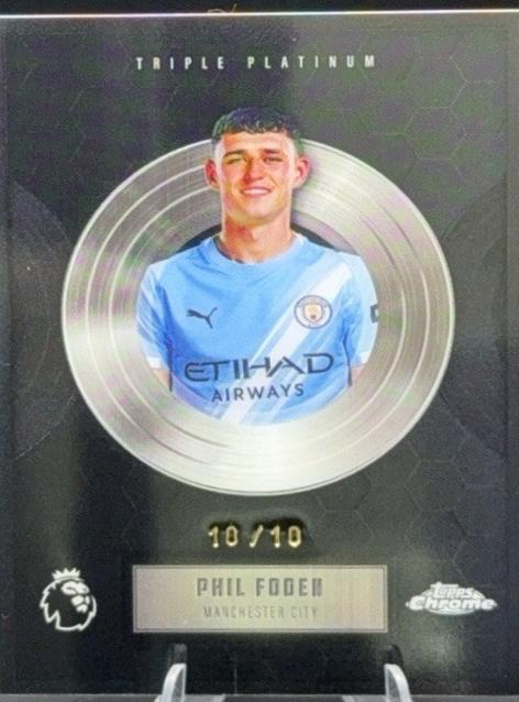 Phil Foden #TP-8 Prices | 2026 Topps Chrome Premier League Triple