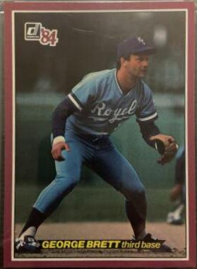 George Brett #55 1984 Donruss Action All Stars Baseball