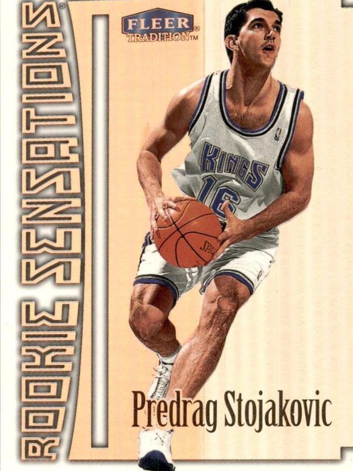 Predrag Stojakovic #18 RS Basketball Cards 1999 Fleer Tradition Rookie Sensations