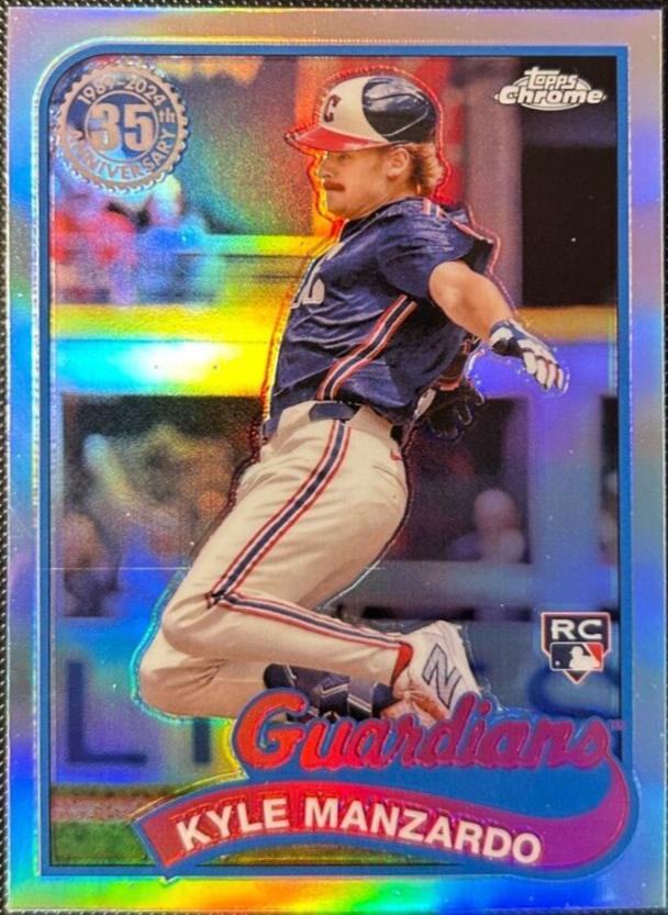 Kyle Manzardo #89CU-10 Baseball Cards 2024 Topps Chrome Update 1989