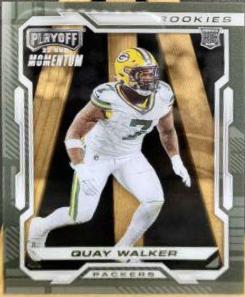 Quay Walker #PMR-21 Football Cards 2022 Panini Chronicles Playoff Momentum Rookies