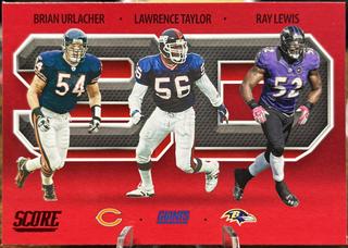 Brian Urlacher, Lawrence Taylor, Ray Lewis