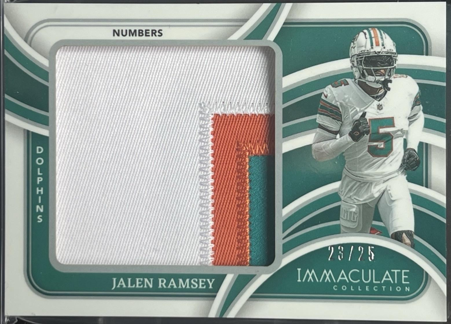 Jalen Ramsey #57 2024 Panini Immaculate Patch Football