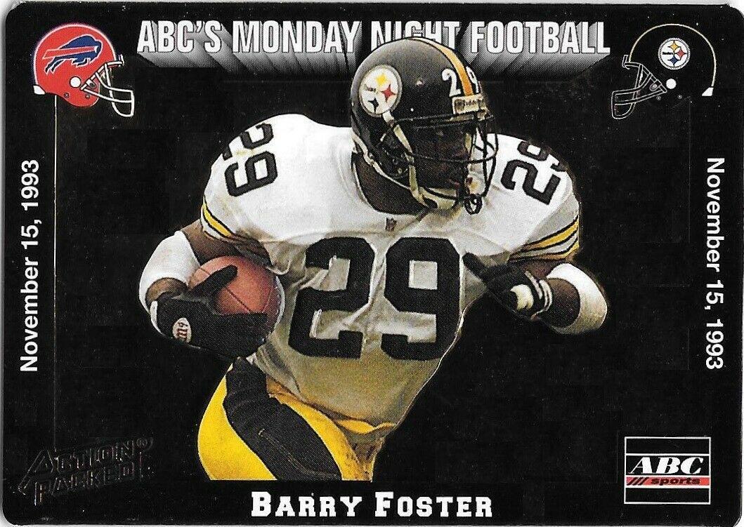 Barry Foster #45 1993 Action Packed Monday Night Football