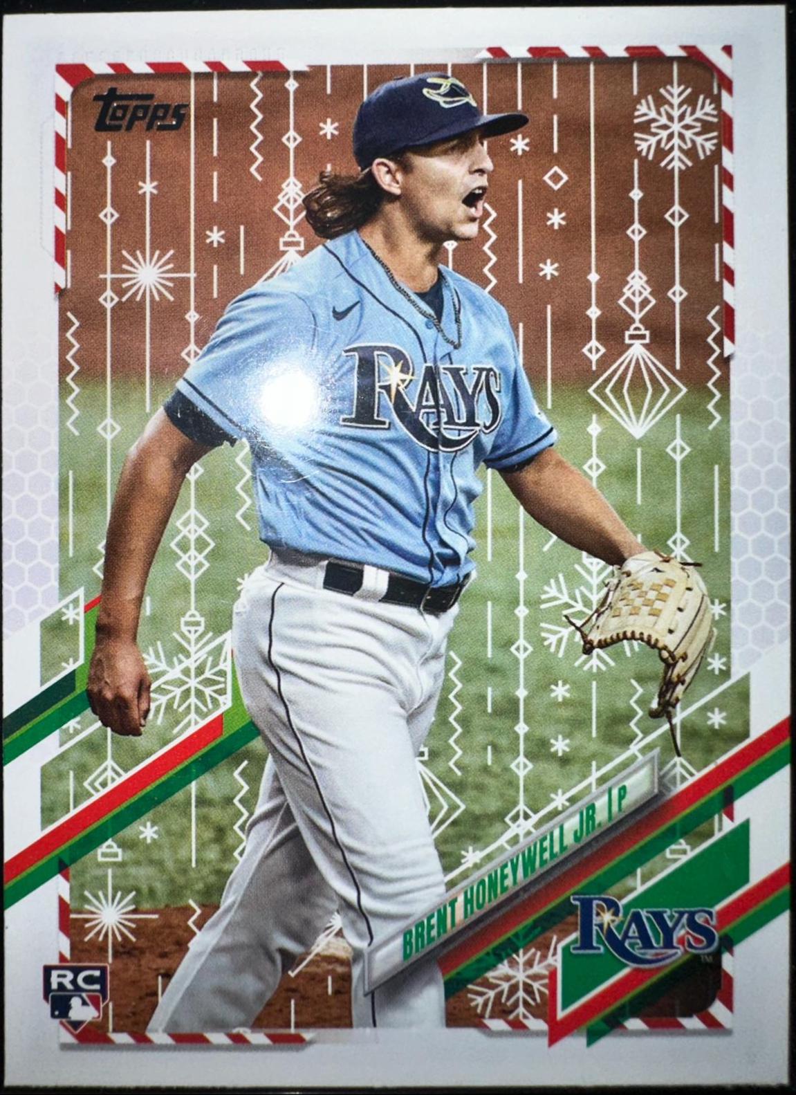 Brent Honeywell Jr #HW24 Baseball Cards 2021 Topps Holiday Mega Box