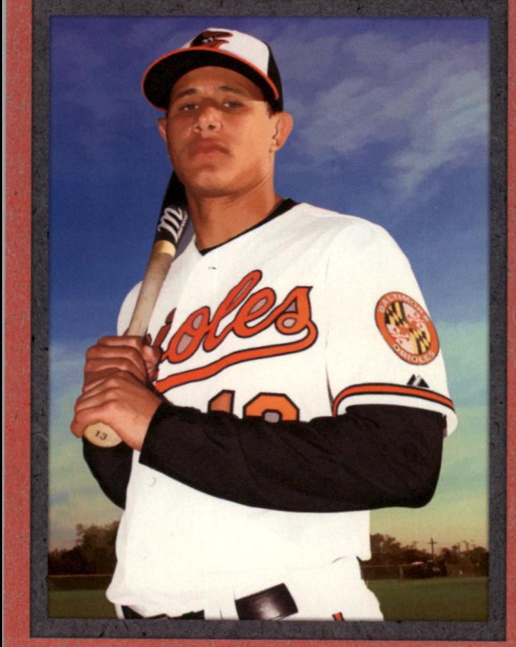 Manny Machado #8 Baseball Cards 2014 Topps Turkey Red