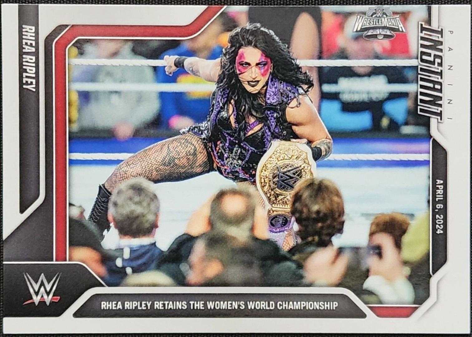 Rhea Ripley #7 Wrestling Cards 2024 Panini Instant WWE