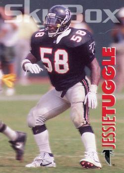 Jessie Tuggle #14 Football Cards 1993 Skybox Impact
