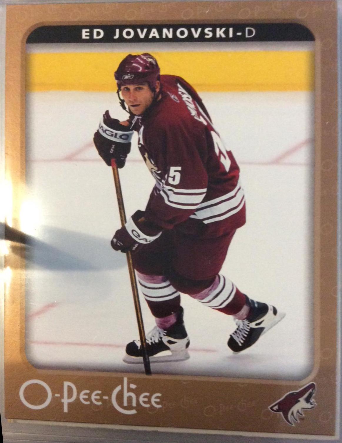 Ed Jovanovski #379 Hockey Cards 2006 O Pee Chee