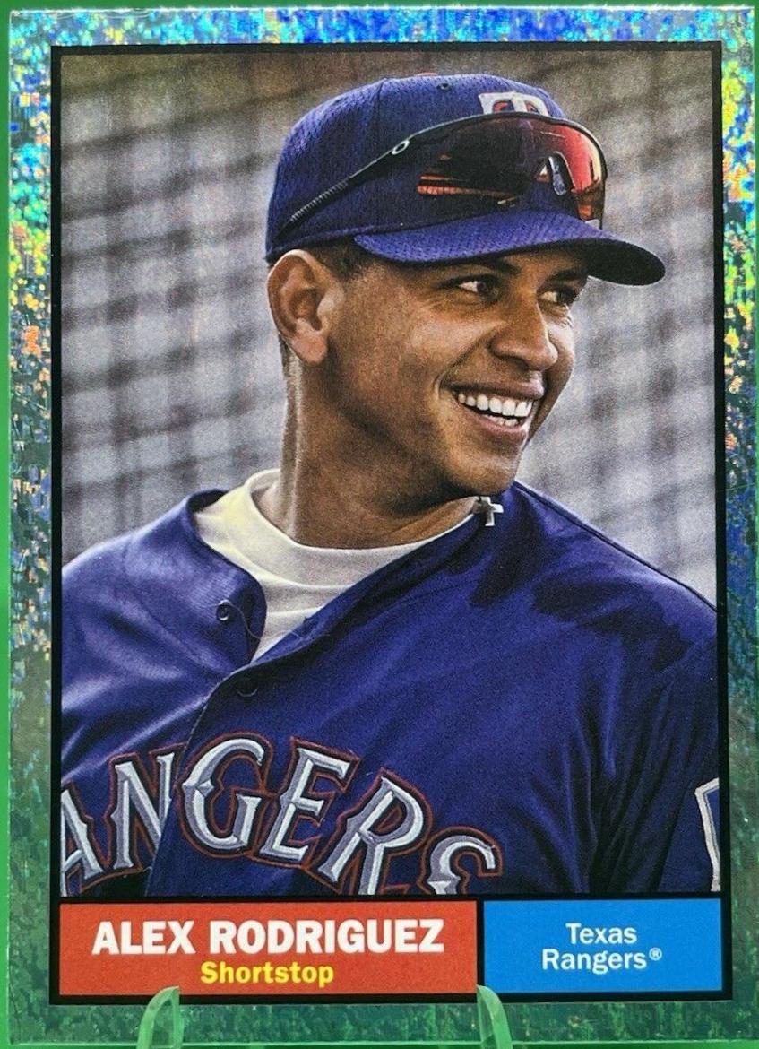 Alex Rodriguez [Aqua Sparkle Foilboard] #68