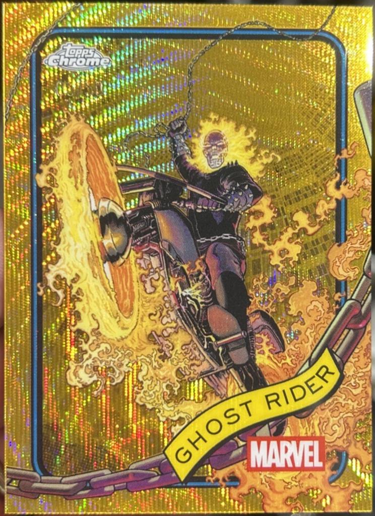 Ghost Rider [Gold Wave] #183 Prices | Marvel 2025 Topps Chrome | Marvel ...