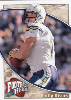 Philip Rivers #62 Football Cards 2009 Upper Deck Heroes