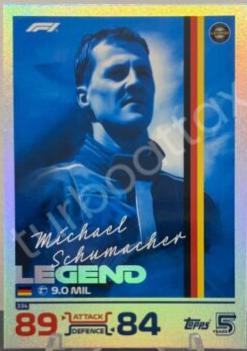Michael Schumacher #334 Racing Cards 2024 Topps Turbo Attax Formula 1