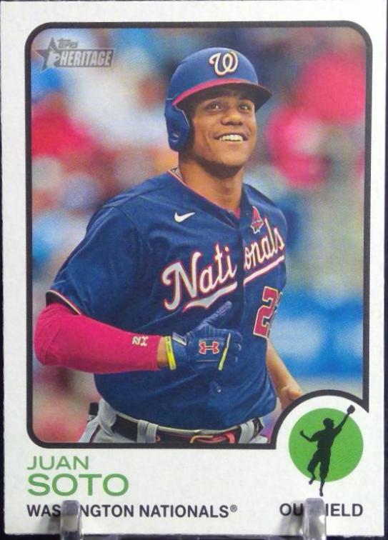 2022 Topps Heritage Juan Soto #154 card