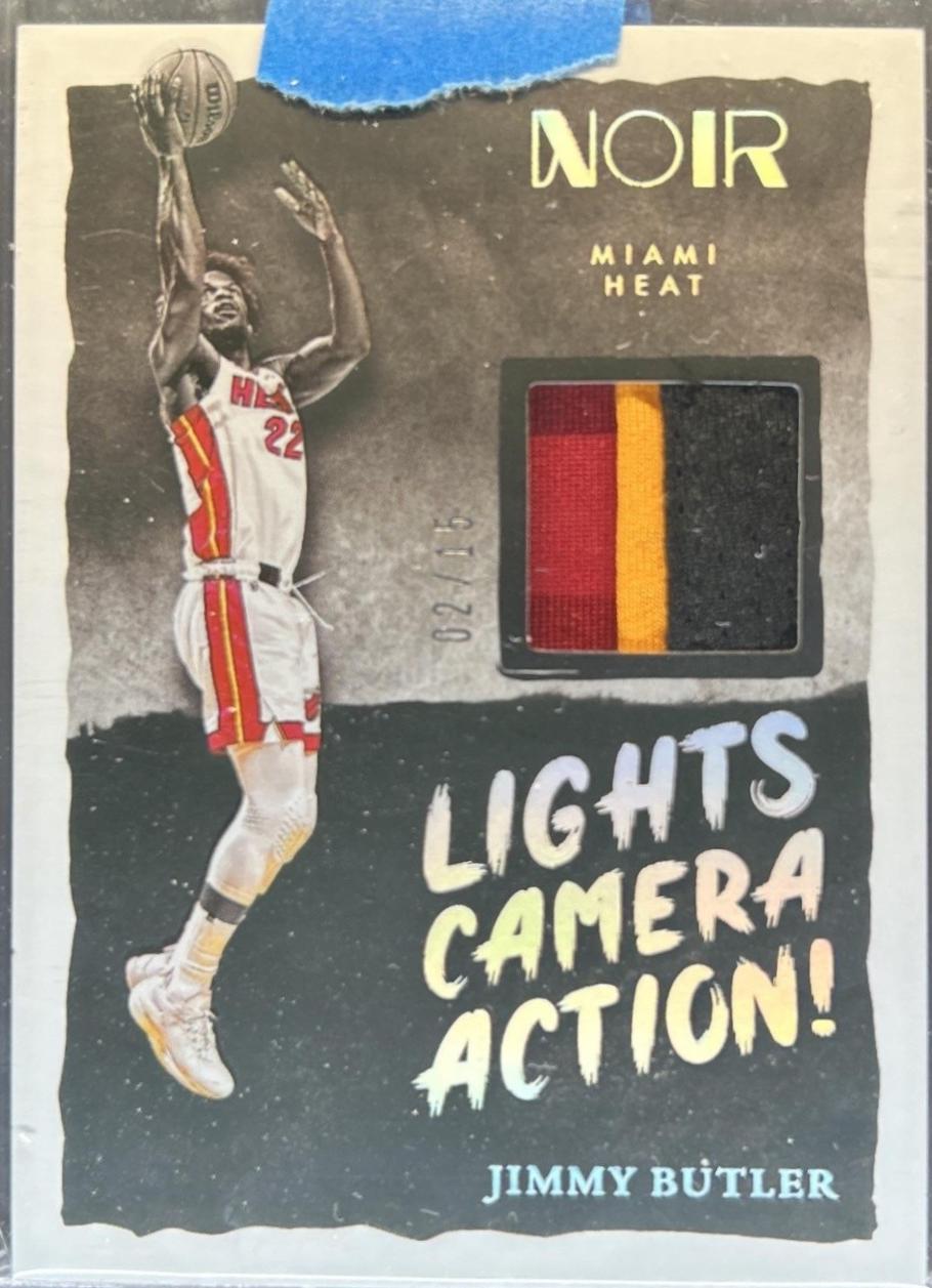 Jimmy Butler III #7 2024 Panini Noir Lights Camera Action International Basketball