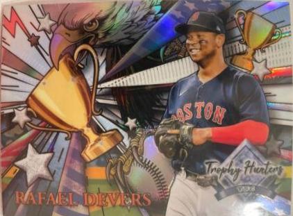 Rafael Devers #RL-10 Baseball Cards 2022 Stadium Club Chrome Trophy Hunters