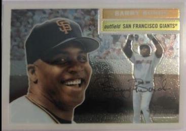 Barry Bonds #5 Baseball Cards 2005 Topps Heritage Chrome