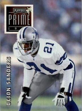 Deion Sanders #110 Football Cards 1996 Playoff Prime