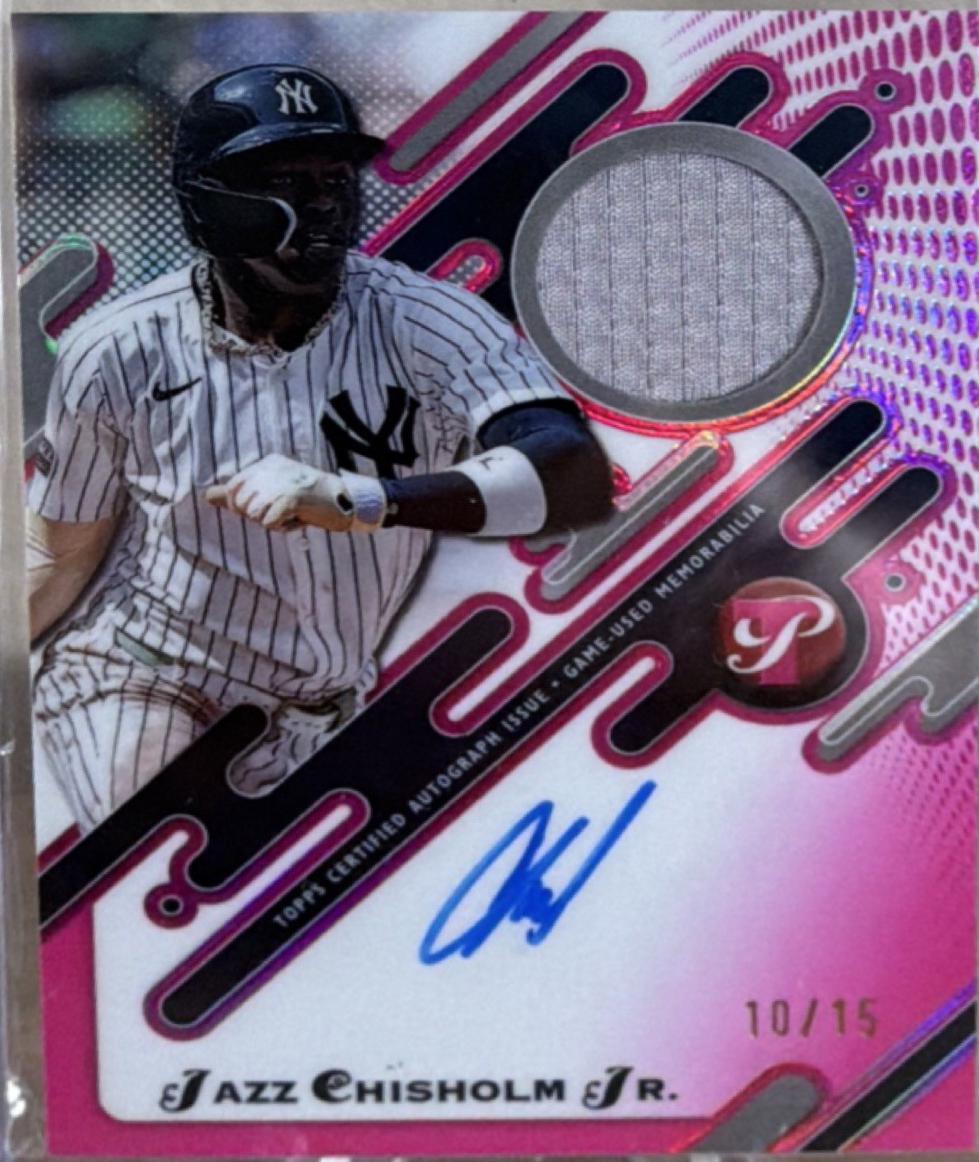 Jazz Chisholm Jr. [Pink Refractor] #PPAR-JCH