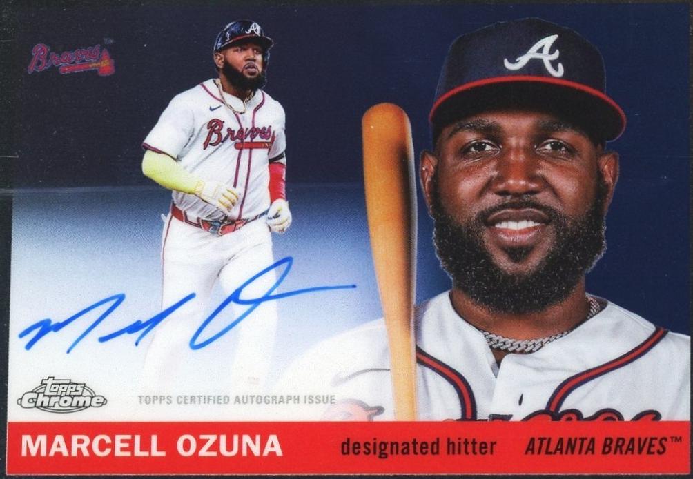 Marcell Ozuna #CPA-MOZ 2025 Topps Chrome Platinum Autograph Baseball